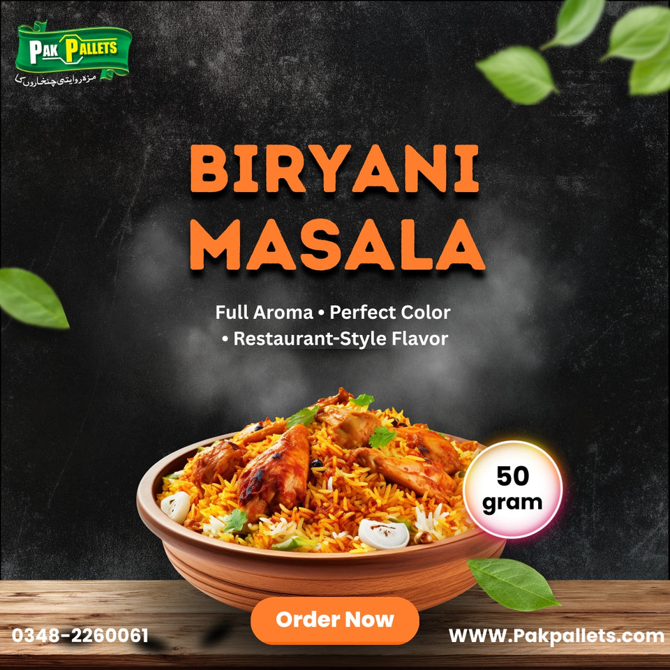 Biryani Masala, Fresh & Natural Spices ( 3 Packs ) ( 50 Gram Each )