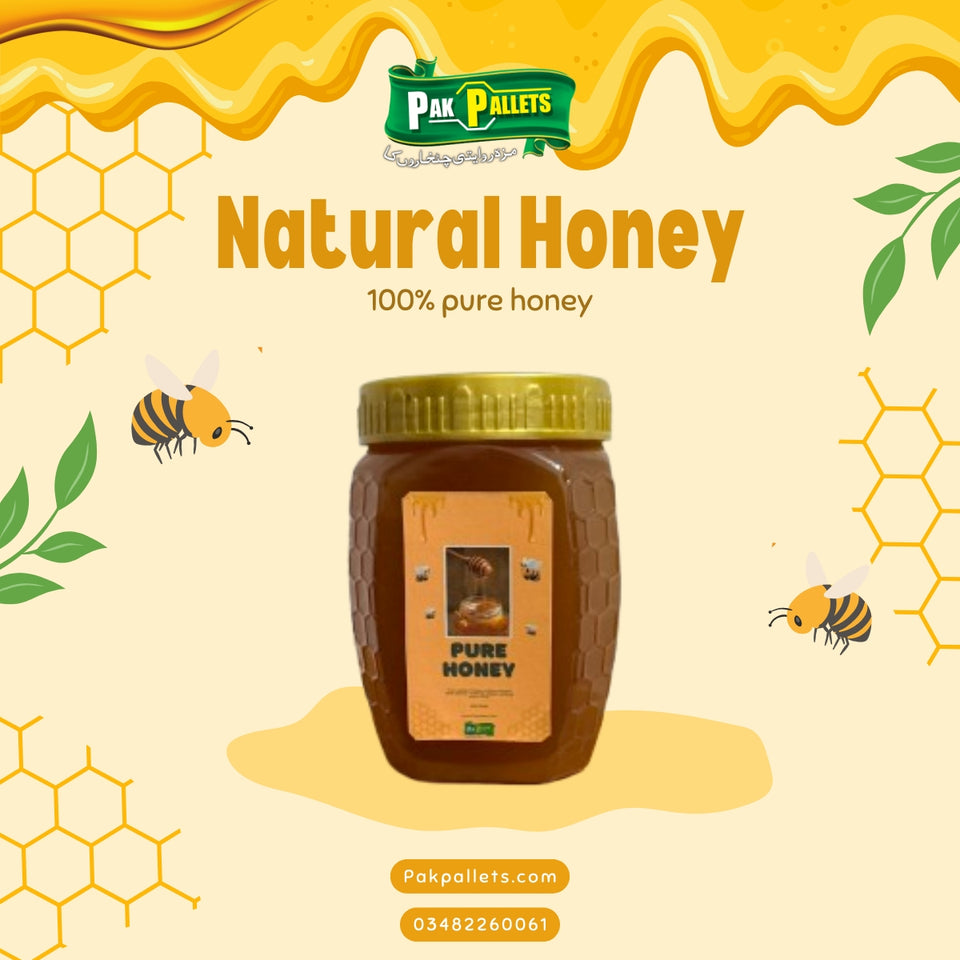 100% Pure Wild Honey Small Bee Export Quality / جنگلی شہد چھوٹی مکھی