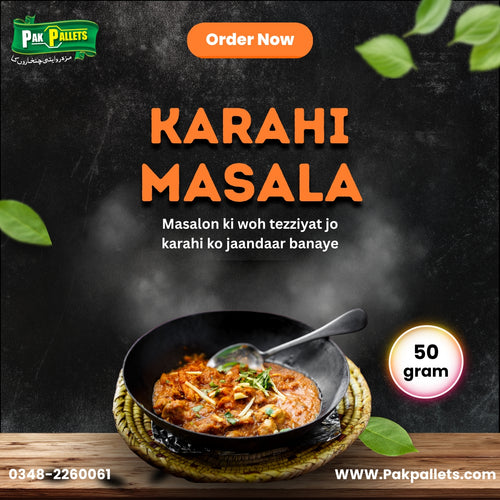 Karahi Masala, Fresh & Natural Spices ( 3 Packs ) ( 50 Gram Each )