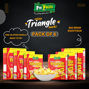 Triangle Snacks with Jalapeno Masala Pack of 6