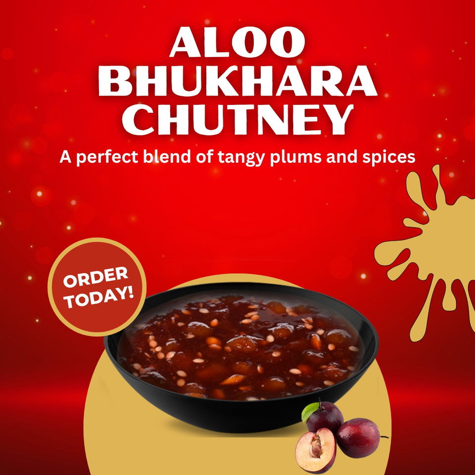 Aloo Bhukhara Chutney - آلو بخارا چٹنی