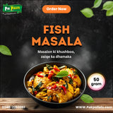Fish Masala, Fresh & Natural Spices ( 3 Packs ) ( 50 Gram Each )